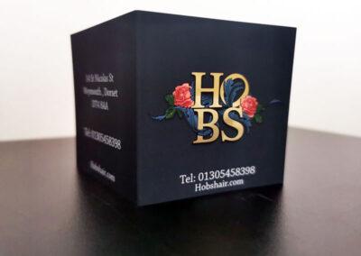 Hobs Hair Appointment cards