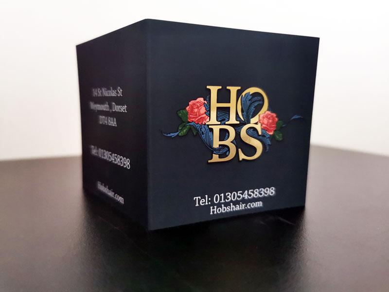 Hobs Hair Appointment cards